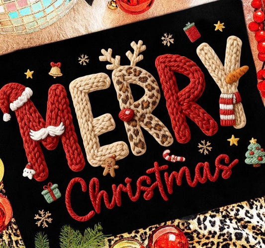 DTF Transfer- Merry Christmas