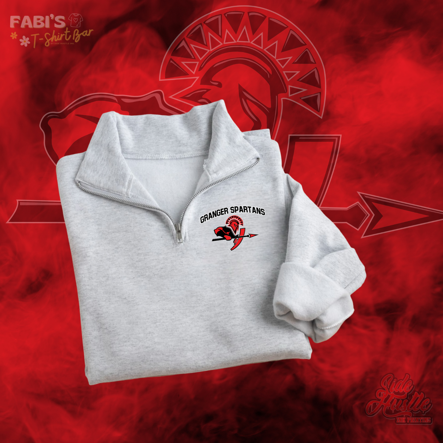 Spartan Quarter Zip Sweater