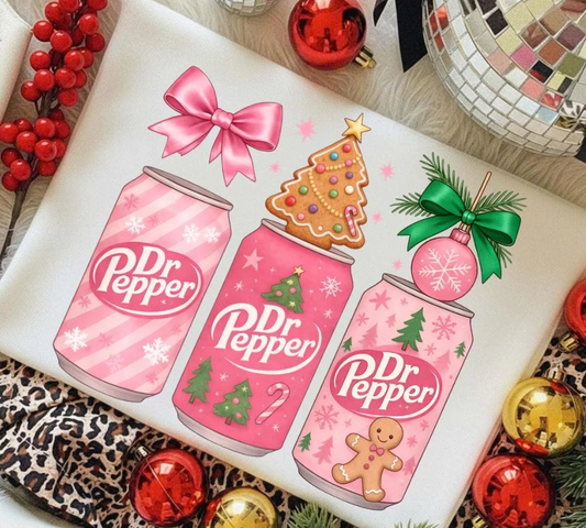 DTF Transfer- Pink Dr Pepper