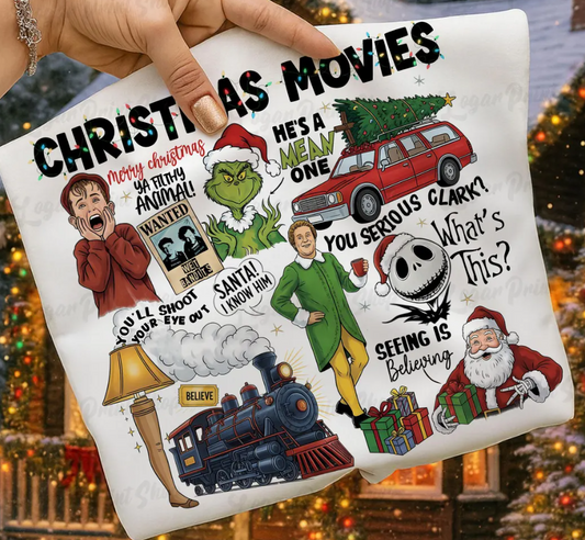 DTF Transfer- Christmas Movies