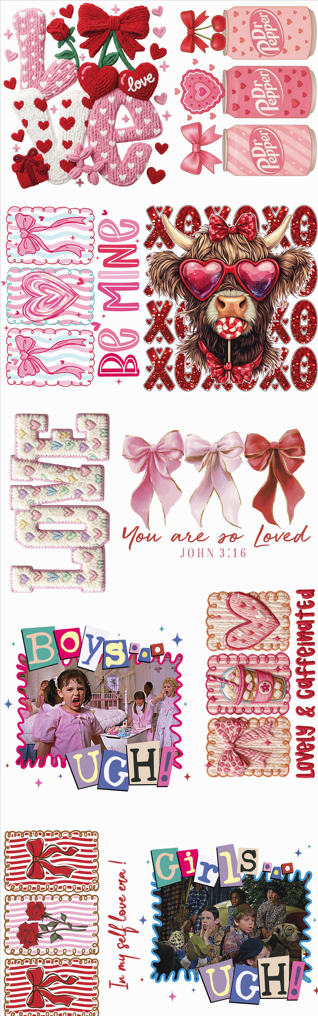 Valentine Gang Sheet
