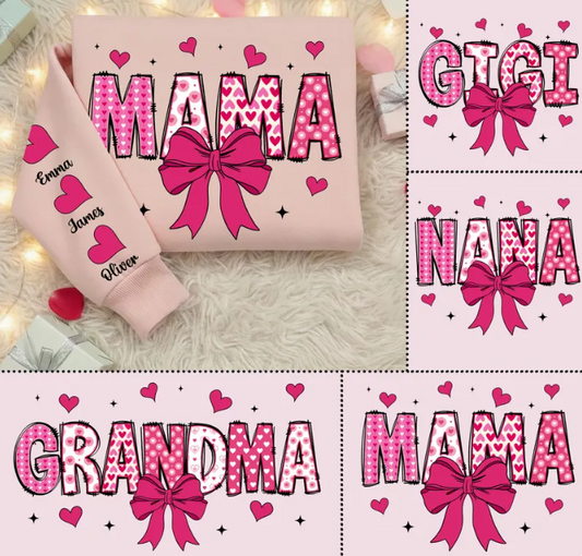 Personalized Valentine Crewneck Sweater